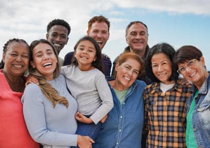 People are posing in APBS